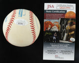 Al Kaline Signed OML Baseball (JSA COA) Detroit Tigers 3,000 Hit Club / HOF 1980