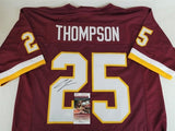 Chris Thompson Signed Washington Redskins Jersey (JSA Witness COA) Running Back