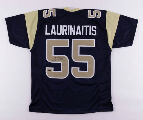 James Laurinaitis Signed St. Louis Rams Jersey (Playball Ink Holo) Ex Ohio St LB