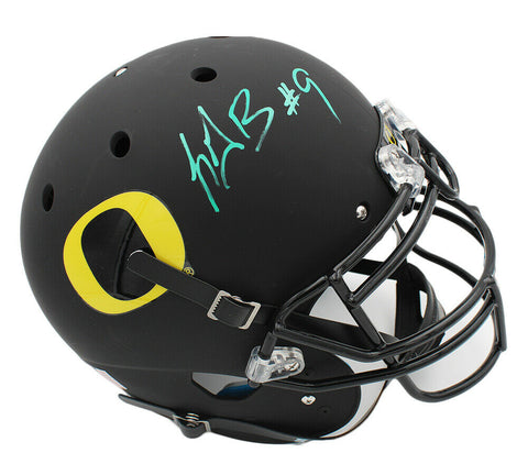 LeGarrette Blount Signed Oregon Ducks Schutt Authentic Black NCAA Helmet