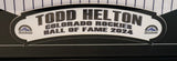 Signed Todd Helton 2007 World Series Jersey "HOF '24" inscription - TriStar COA