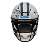 Steve Smith Sr Signed Panthers Speed Flex Authentic Helmet "Agent 89" Insc