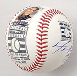 David Ortiz Signed Red Sox HOF Baseball W/ HOF 22 Stamp and Postmark Beckett