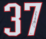 Damien Harris Signed Patriots Jersey (Beckett Holo) New England #1 Running Back