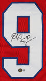 Richard Seymour Authentic Signed Red Pro Style Jersey BAS Witnessed