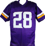 Adrian Peterson Autographed Purple Pro Style Jersey-Beckett W Hologram *Black