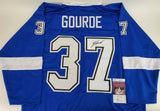 Yanni Gourde Signed Tampa Bay Lightning Jersey (JSA COA) 2xStanley Cup Champion