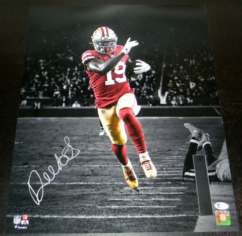 DEEBO SAMUEL AUTOGRAPHED SIGNED SAN FRANCISCO 49ERS 16x20 PHOTO BECKETT