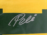 Pele Signed Brazil Soccer Jersey (PSA COA) 3xWorld Cup Champion 1958, 1962, 1970