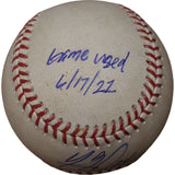 Yasmani Grandal Autographed Pittsburgh Pirates OML Baseball Game Used MLB 47001