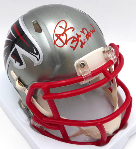 Andre Rison Autographed Atlanta Falcons Mini Helmet "Bad Moon" JSA #AQ91091