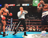 Mike Tyson Signed 8x10 Holyfield Ear Bite Boxing Photo JSA