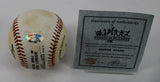 Warren Spahn Signed N.L. Baseball (SOP COA) Boston / Milwaukee Braves Pitcher