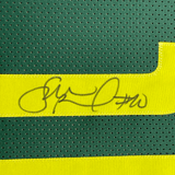 Framed Autographed/Signed Sue Bird 35x39 Seattle Green Basketball Jersey JSA COA