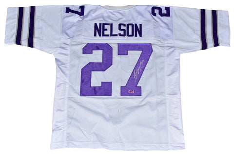 JORDY NELSON AUTOGRAPHED KANSAS STATE WILDCATS #27 WHITE JERSEY COA