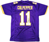 MINNESOTA VIKINGS DAUNTE CULPEPPER AUTOGRAPHED PURPLE JERSEY PSA/DNA 234957