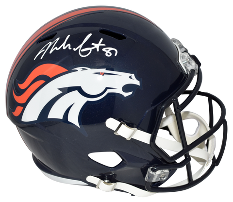 NOAH FANT AUTOGRAPHED SIGNED DENVER BRONCOS FULL SIZE SPEED HELMET BECKETT