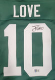 JORDAN LOVE SIGNED GREEN BAY PACKERS NIKE AUTHENTIC JERSEY BECKETT QR