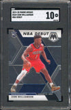 Zion Williamson 2019 Panini Mosaic #269 NBA Debut RC Card Graded Gem 10! SGC