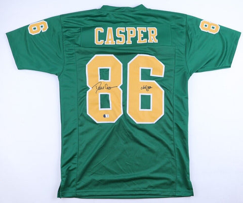 Dave Casper "CHOF 12" Signed Notre Dame Fighting Irish Jersey (Beckett) Raiders