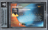 Lakers Shaquille O'Neal Authentic Signed 2001 Topps Mad Game #MG2 Card BAS Slab