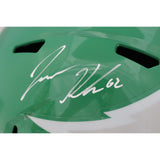 Jason Kelce Signed Philadelphia Eagles F/S Kelly Green Helmet PSA 45804