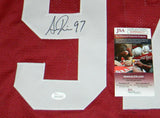 SIMEON RICE SIGNED AUTOGRAPHED ARIZONA CARDINALS #97 JERSEY JSA