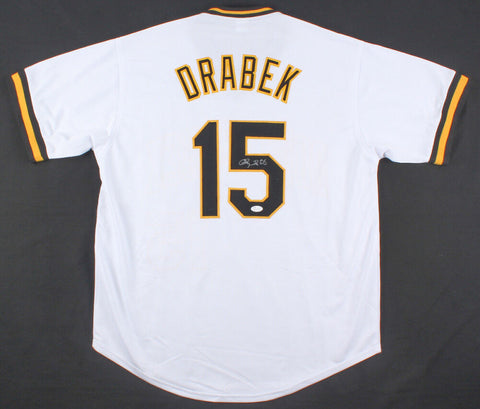 Doug Drabek Signed Pittsburgh Pirates "Doug Drabek" Jersey (JSA) 1990 Cy Young