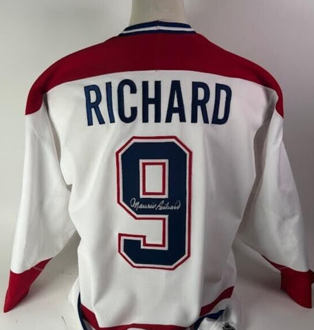 Maurice "Rocket" Richard Autographed Montreal Canadiens Sweater James Spence LOA