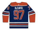 Connor McDavid Autographed Royal Blue Adidas Edmonton Oilers Jersey UDA