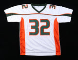 Frank Gore Signed Miami Hurricanes Jersey (JSA COA) Freshman - Junior Uniform #