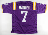 Tyrann Mathieu Signed LSU Tigers Jersey (JSA) New Orleans Saints All Pro D.B.