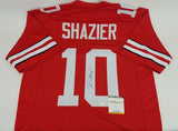 Ryan Shazier Signed Ohio State Buckeyes Red Jersey (TSE COA) Inside Linebacker