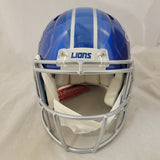 BARRY SANDERS SIGNED LIONS FLASH SPEED AUTHENTIC HELMET BECKETT COA