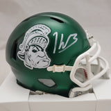 KENNETH WALKER III SIGNED MICHIGAN STATE SPARTANS GRUFF SPEED MINI HELMET