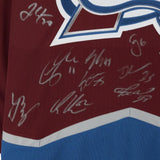 COLORADO AVALANCHE Team Autographed (Makar) Burgundy SC Jersey FANATICS LE 100