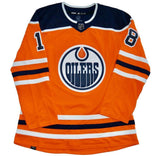 Zach Hyman Autographed Edmonton Oilers Authentic Orange Jersey Fanatics