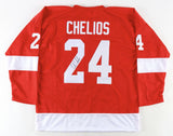 Chris Chelios Signed Detroit RedWings Jersey (JSA Holo) NHL Hall of Fame 2013