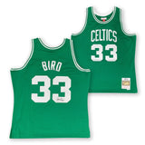 Larry Bird Autographed Boston Celtics Mitchell & Ness Swingman Jersey JSA
