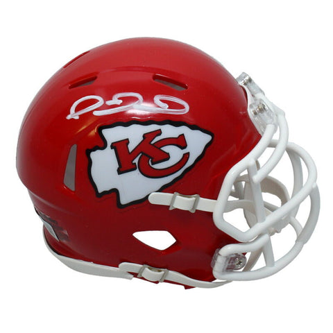 Patrick Mahomes Autographed Kansas City Chiefs Mini Speed Helmet Beckett