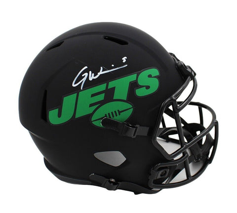 Garrett Wilson Signed New York Jets Speed Full Size Eclipse NFL Helmet