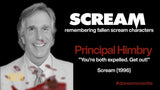 Henry Winkler (Principal Artur Himby) Signed "Scream" Movie Script AutographCOA