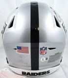 Bo Jackson Autographed Raiders F/S Speed Flex Helmet - Beckett W Hologram *Black