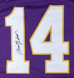 Brad Johnson Signed Vikings Jersey (JSA COA) Minnesota Quarterback 1992-1998