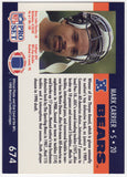 Mark Carrier Signed Bears 1990 Pro Set Rookie Football Card #674 -(SCHWARTZ COA)