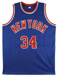 Charles Oakley Signed New York Knicks Jersey (JSA) All Star Power Forward