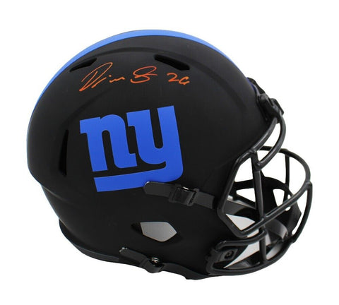 Devin Singletary Signed New York Giants Speed Full Size Eclipse NFL Helmet