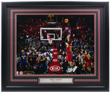 Trae Young Signed Framed Atlanta Hawks 16x20 Basketball 3 Ball Photo LE Panini