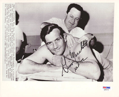 Gino Marchetti Autographed Signed 8x10 Photo Baltimore Colts PSA/DNA #Q96372