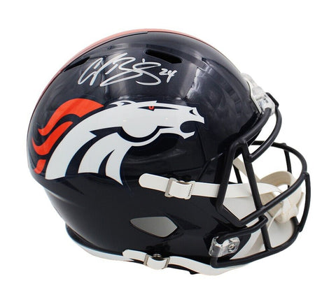 Champ Bailey Signed Denver Broncos Speed Full Size NFL Helmet